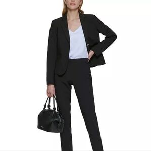 Calvin Klein Black Blazer Jacket 6P Like New